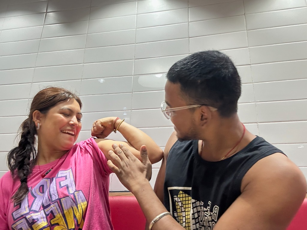 Our crazy fun date moments together 💪🤣